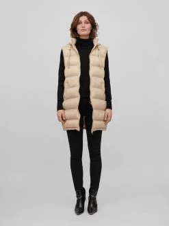 Vila Bodywarmers Bodywarmer Trish Dames Beige -Vila b1cc5ef4fd390713facf5dc71aaa5ec9