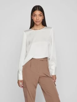 Vila Blouseshirts Blouse DEA Dames Wit -Vila b20813e4672d472bb9482aea2bb13723