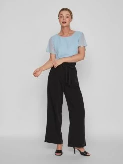 Vila Blouses Met Korte Mouw Blouse Dobby Dames Lichtblauw 12 Vila Blouses Met Korte Mouw Blouse Dobby Dames Lichtblauw -Vila b2a20da005c4a941b3a15a929dd89935