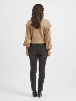 Vila Straight Regular Jeans Stray Dames Zwart -Vila b44eb20aa8e76aa266ddd6c96c0263d5