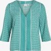 Vila Blouses Met Korte Mouw Blouse Aimi Dames Groen / Jade Groen