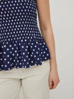 Vila Mouwloze Shirts Top Most Dames Navy -Vila b697c177a0812e26f45812a3244a4746