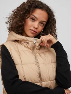 Vila Bodywarmers Bodywarmer Tate Dames Lichtbeige -Vila b728d29978f313a64846406f9e148497