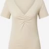 Vila T-shirts Shirt FILINE Dames Beige 2 Vila T-shirts Shirt FILINE Dames Beige -Vila b85348e6278a4e24a2bc4360125fdb3d