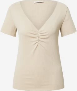 Vila T-shirts Shirt FILINE Dames Beige