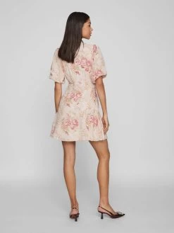 Vila Mini Jurken Jurk Lemony Dames Oudroze / Pastelroze -Vila b9d43e98e19d710d66b0b9ec9f3d4518