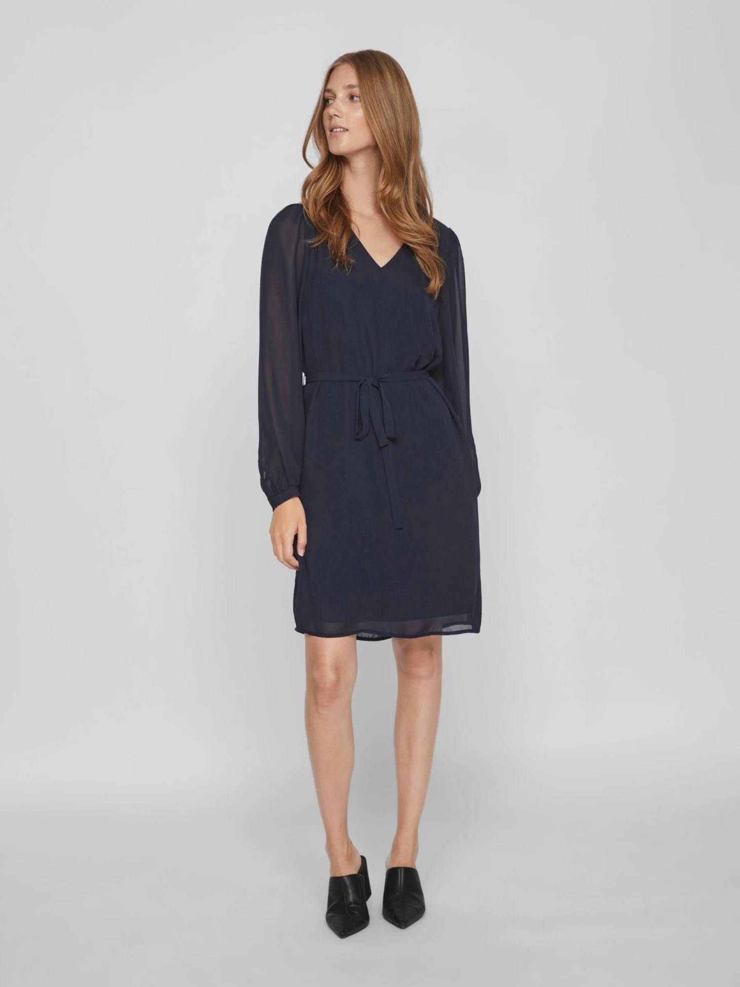 Vila Mini Jurken Jurk Dames Marine 7 Vila Mini Jurken Jurk Dames Marine - Afbeelding 5