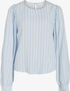 Vila Blouseshirts Blouse Dames Lichtblauw