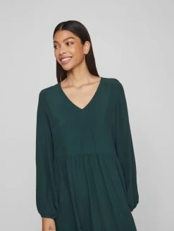 Vila Mini Jurken Jurk Dames Groen -Vila baef56e179624ee2105d3558cc7fe104
