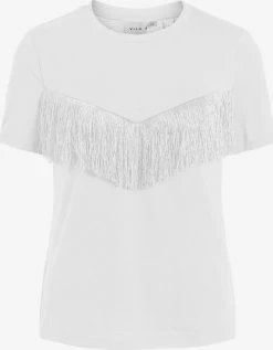 Vila T-shirts Shirt Edena Dames Wit