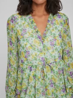 Vila Midi Jurken Jurk Paus Dames Lichtgroen / Donkergroen 15 Vila Midi Jurken Jurk Paus Dames Lichtgroen / Donkergroen -Vila bc34ec2aa1b1f6b833c2a7b9f9cb90d8