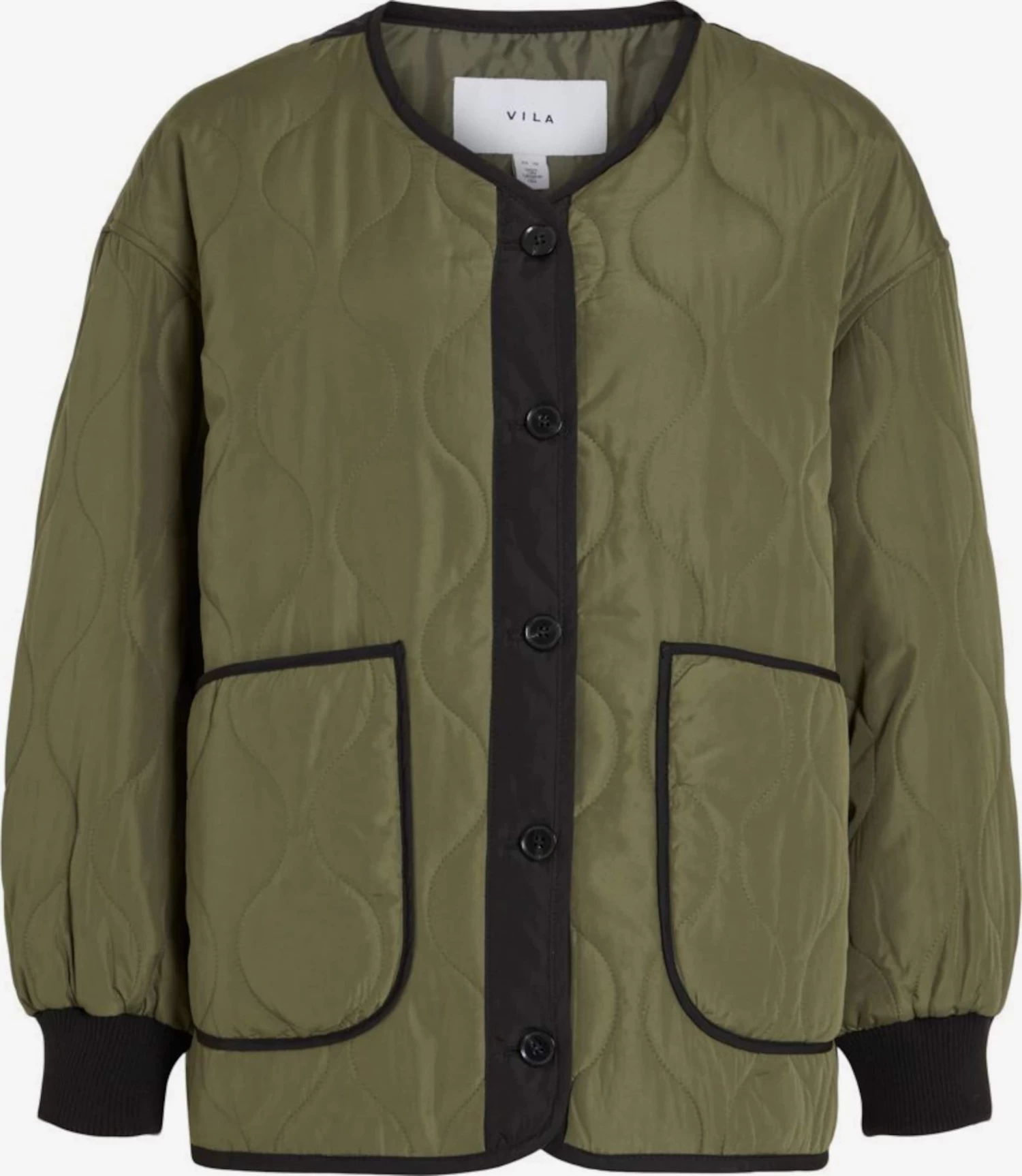 Vila Tussenjassen Tussenjas Dames Kaki 3 Vila Tussenjassen Tussenjas Dames Kaki