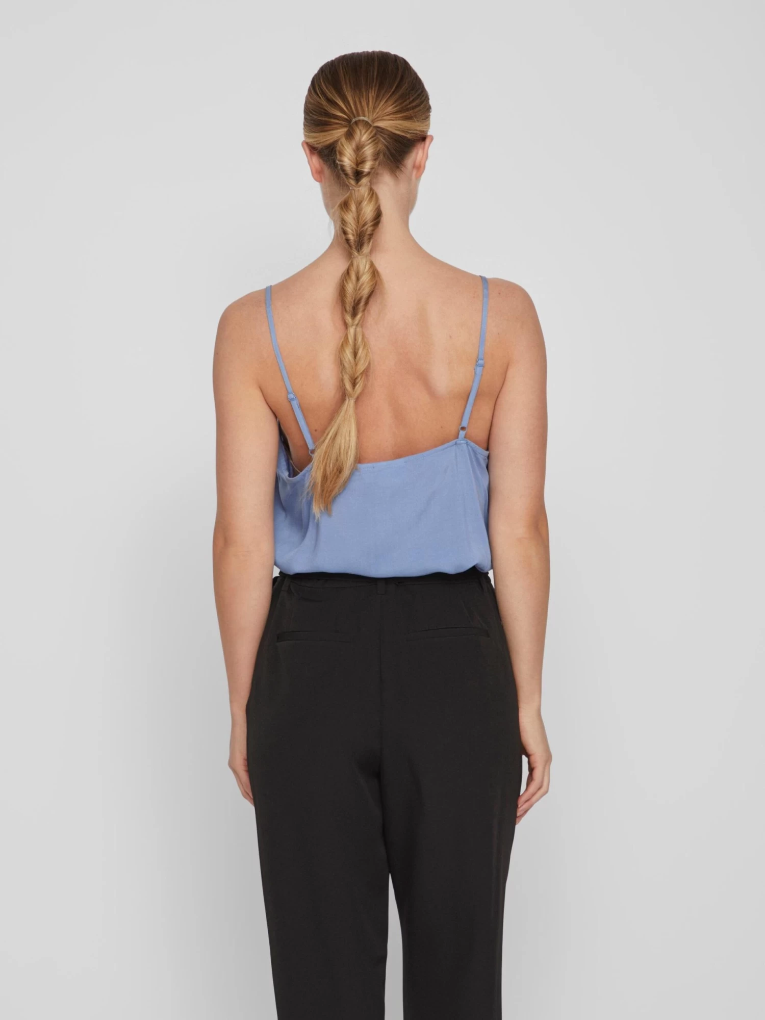 Vila Blouse Tops Blouse NULA Dames Duifblauw 6 Vila Blouse Tops Blouse NULA Dames Duifblauw - Afbeelding 4