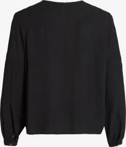 Vila Kanten Blouses Blouse Theo Dames Zwart -Vila bdb99b3ade1d9a110257152559ad4605