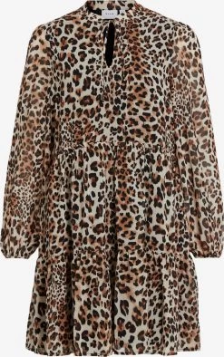 Vila Mini Jurken Jurk Josefina Dames Bruin