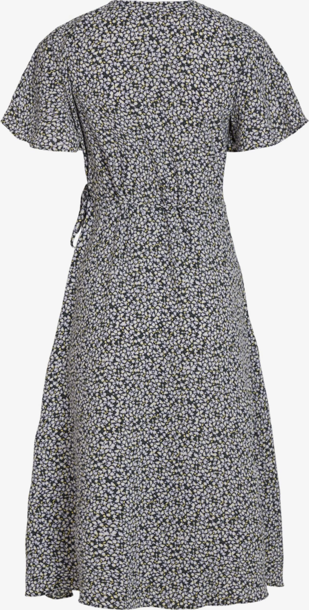 Vila Midi Jurken Jurk Dames Zwart 4 Vila Midi Jurken Jurk Dames Zwart - Afbeelding 2