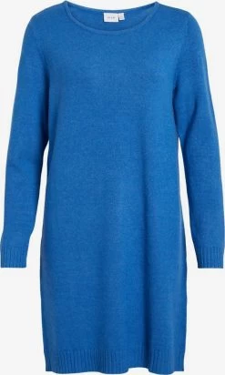 Vila Gebreide Jurken Gebreide Jurk Dames Blauw