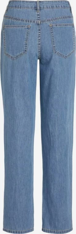 Vila Straight Regular Jeans Dames Blauw -Vila be2921f2c343052de2717deb7d2ef6d9