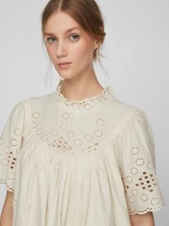 Vila Mini Jurken Jurk Dames Beige -Vila bef10d4f45678f19b1fe4b635ca7913d