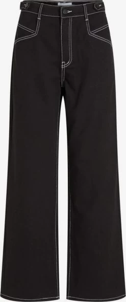 Vila Wide Leg Wide Leg Jeans Dames Zwart