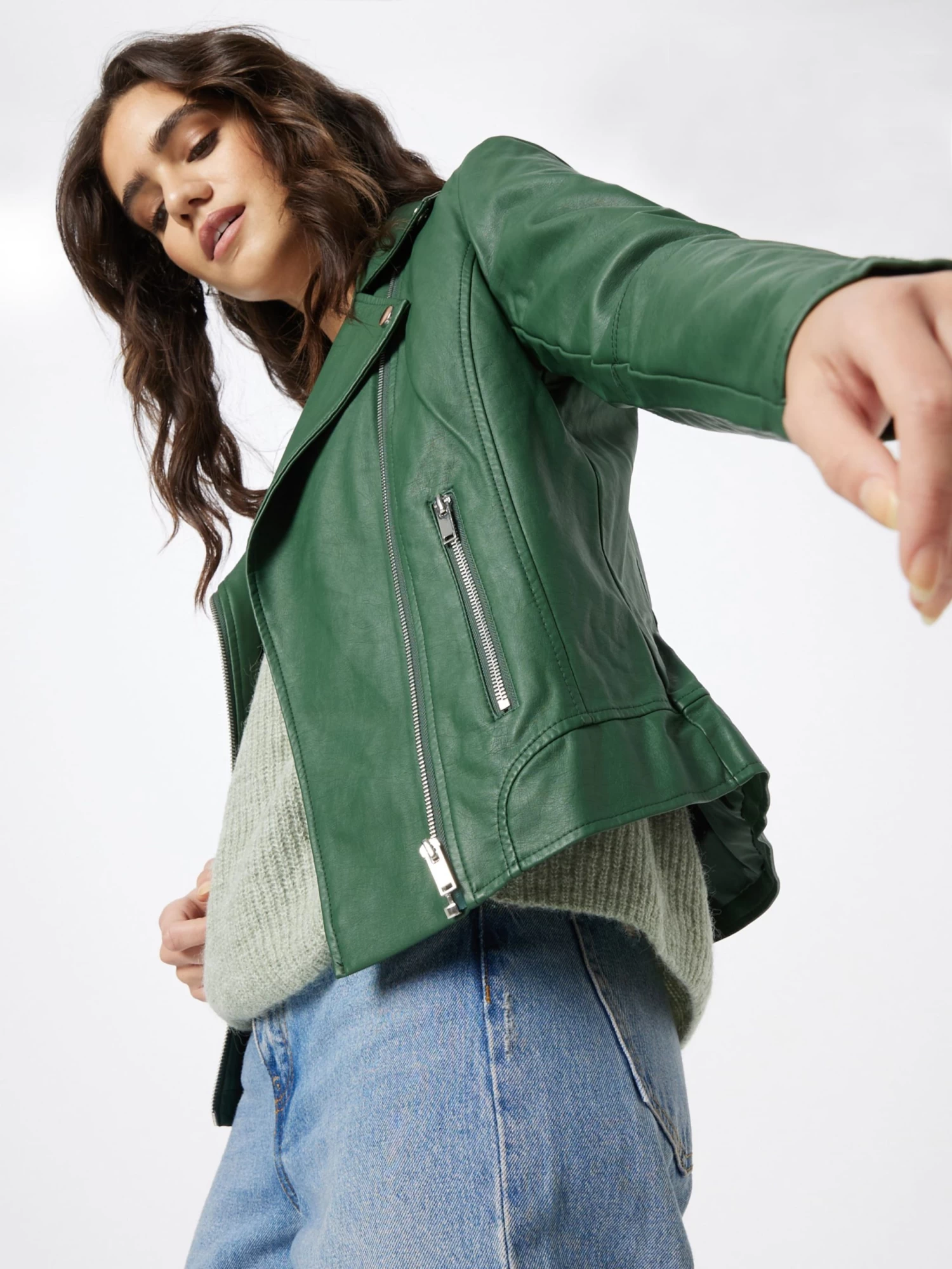 Vila Tussenjassen Tussenjas Cara Dames Donkergroen 7 Vila Tussenjassen Tussenjas Cara Dames Donkergroen - Afbeelding 5