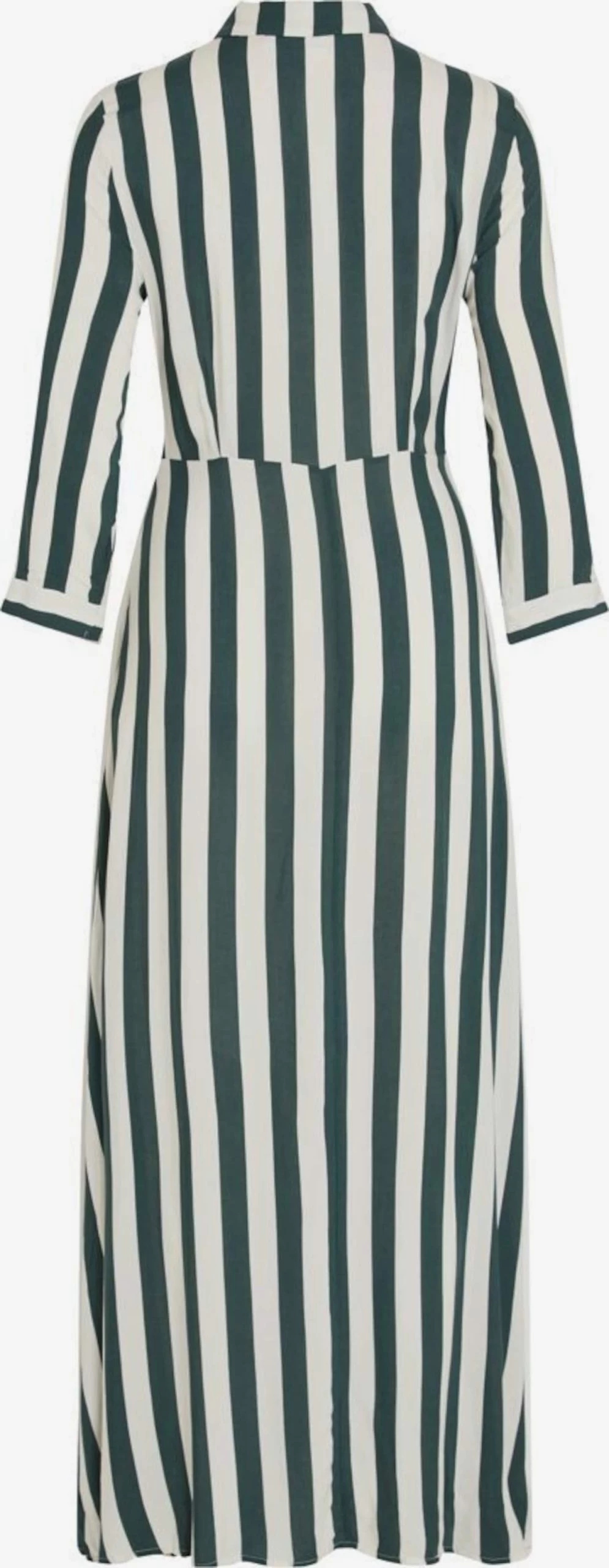 Vila Maxi Jurken Jurk Dames Donkergroen / Wit 4 Vila Maxi Jurken Jurk Dames Donkergroen / Wit - Afbeelding 2