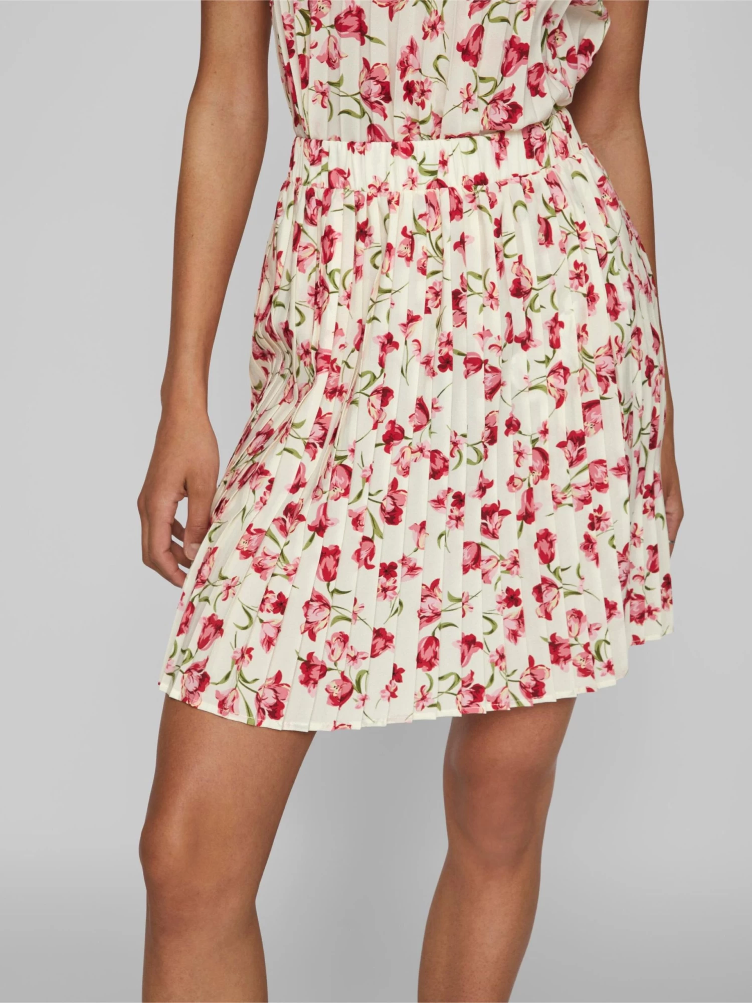 Vila Mini Rokken Rok ALBA Dames Crème 8 Vila Mini Rokken Rok ALBA Dames Crème - Afbeelding 6