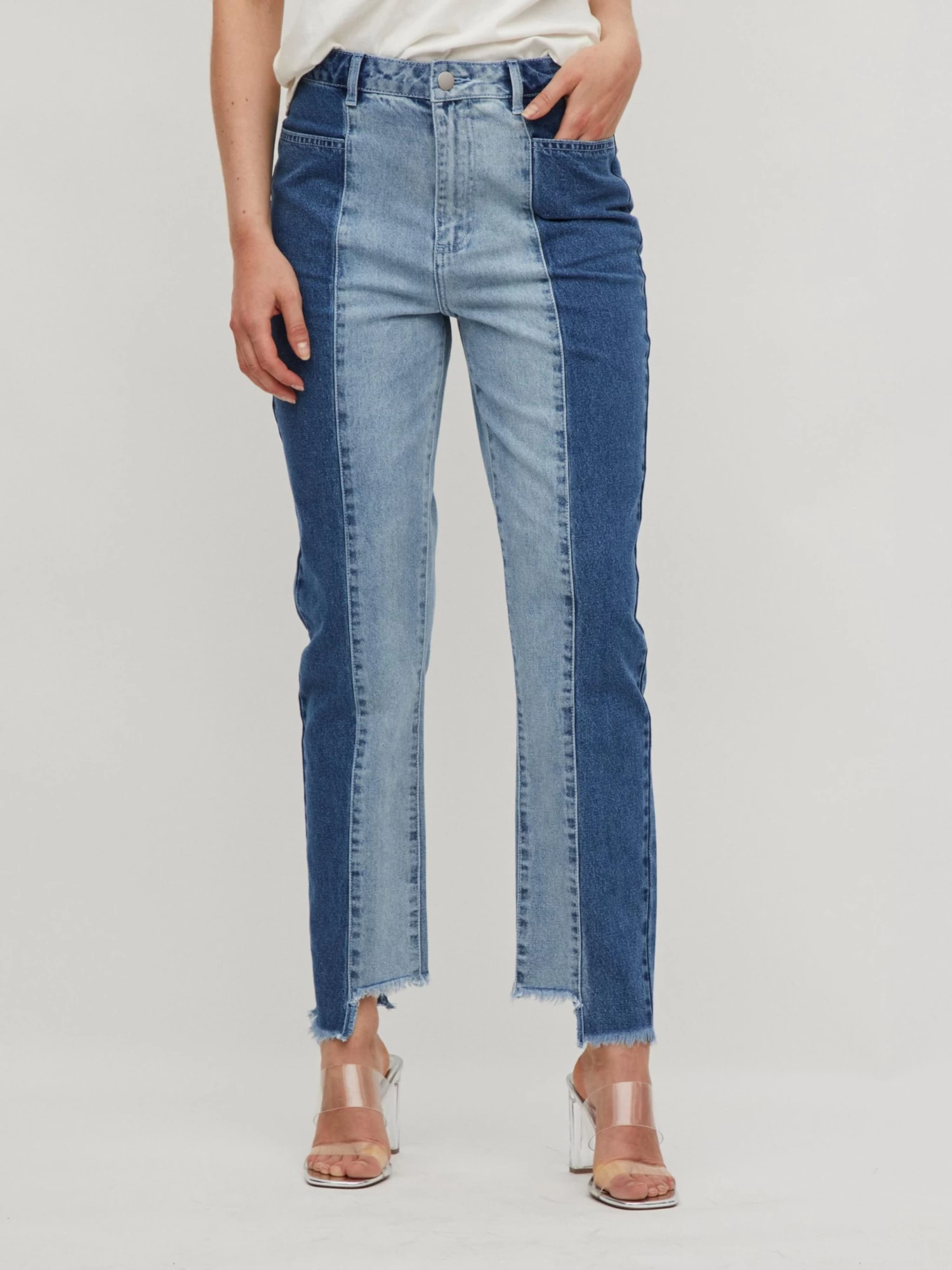 Vila Straight Regular Jeans Stray Dames Donkerblauw 5 Vila Straight Regular Jeans Stray Dames Donkerblauw - Afbeelding 3