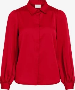 Vila Overhemden Blouse Dames Rood