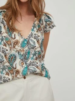 Vila Blouses Met Korte Mouw Blouse Dames Gemengde Kleuren -Vila c2451334c75b9b35c2c75bd51184b957