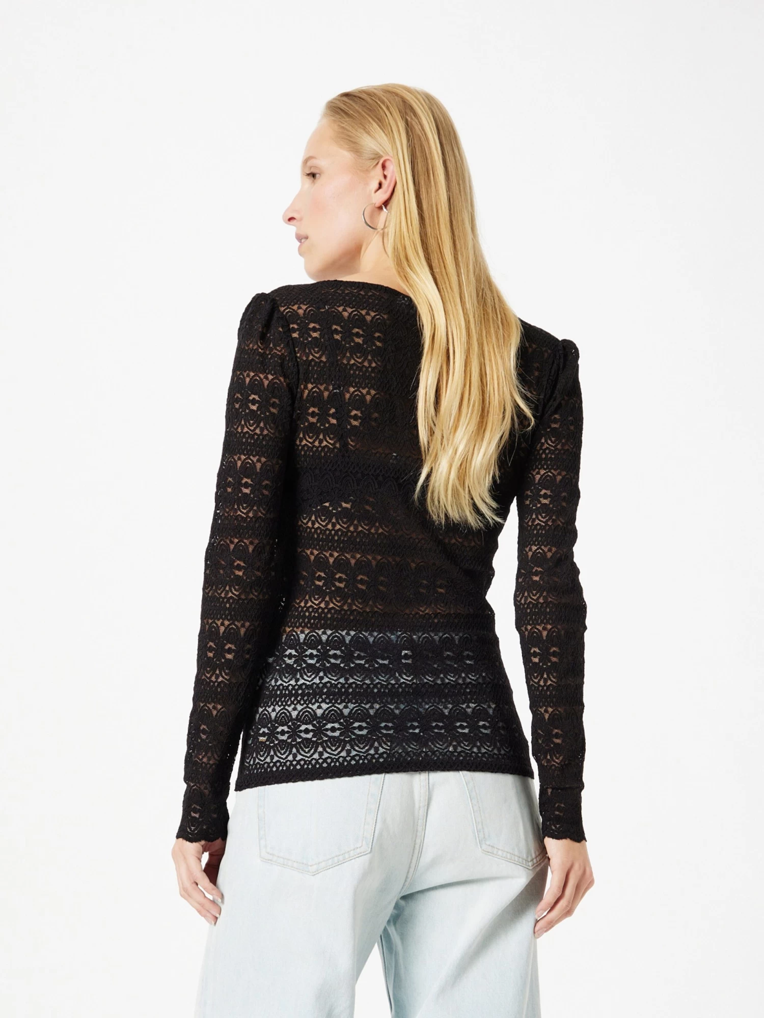 Vila Longsleeves Shirt CHIKKA Dames Zwart 6 Vila Longsleeves Shirt CHIKKA Dames Zwart - Afbeelding 4