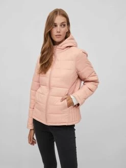 Vila Winterjassen Winterjas Dames Roze -Vila c419de2ab7c10c1e5cc0083659322193