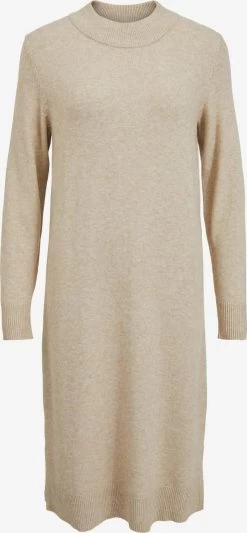 Vila Gebreide Jurken Gebreide Jurk Ril Dames Cappuccino