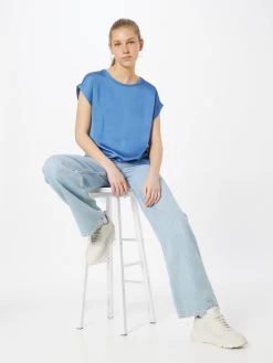 Vila T-shirts Shirt VIELLETTE Dames Saffier -Vila c5676c92d1d52459b3872adc7e31365e