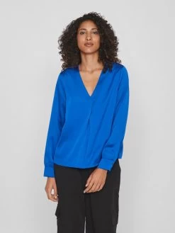 Vila Blouseshirts Blouse Dames Blauw 10 Vila Blouseshirts Blouse Dames Blauw -Vila c57bd474b2cfe493b6eb75dc1a969e73