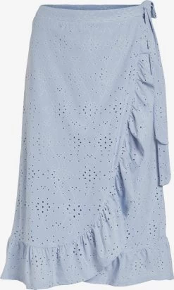 Vila Midi Rokken Rok Kawa Dames Lichtblauw