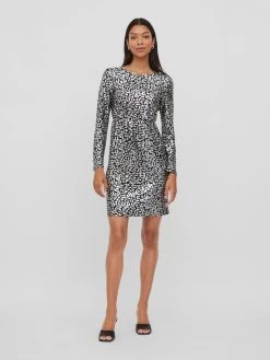 Vila Mini Jurken Jurk JINNA Dames Zilver 10 Vila Mini Jurken Jurk JINNA Dames Zilver -Vila c621a1a4886ce1ec5e8e54abe3815f20