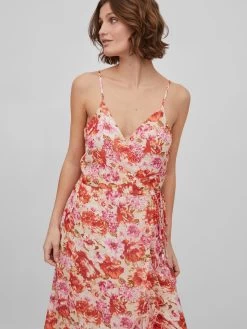 Zomerjurken Zomerjurk Gilla Dames Beige -Vila c6954f1088311d7b7f5225c277ecb857