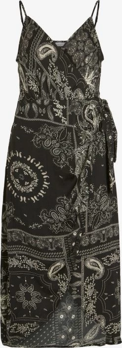 Vila Zomerjurken Zomerjurk Talla Dames Zwart