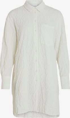 Vila Lange Blouses Blouse FREDA Dames Natuurwit