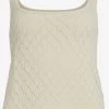 Vila Tanktops Top Dames Beige