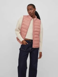 Vila Bodywarmers Bodywarmer Dames Pink -Vila c845a4535fec2987898df2c8d4d342ad