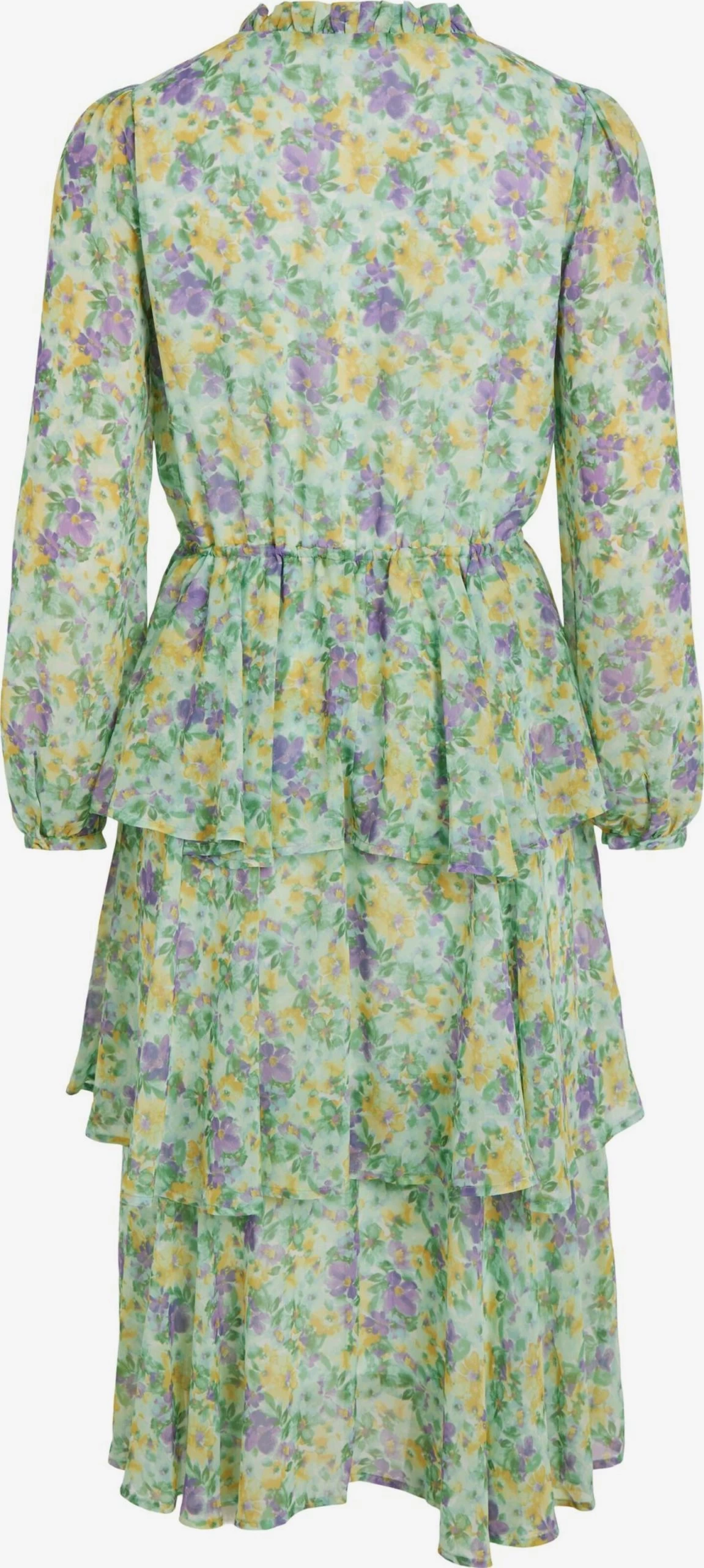 Vila Midi Jurken Jurk Paus Dames Lichtgroen / Donkergroen 4 Vila Midi Jurken Jurk Paus Dames Lichtgroen / Donkergroen - Afbeelding 2