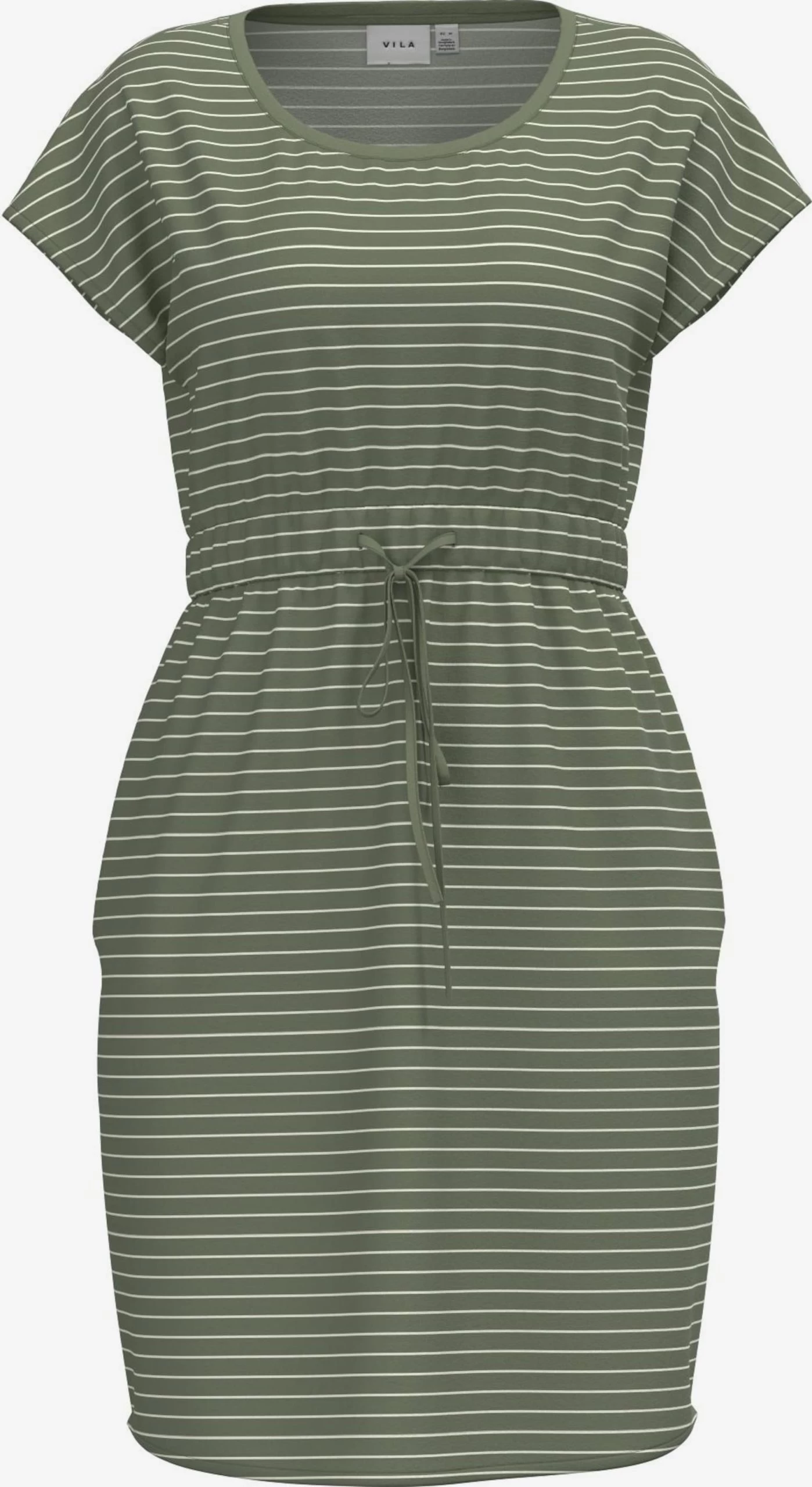 Vila Jerseyjurken Jurk TULLE Dames Donkergroen 3 Vila Jerseyjurken Jurk TULLE Dames Donkergroen