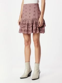 Mini Rokken Rok HOLLA Dames Mauve 9 Mini Rokken Rok HOLLA Dames Mauve -Vila c98949025dd8c5b006378e8bf419977f