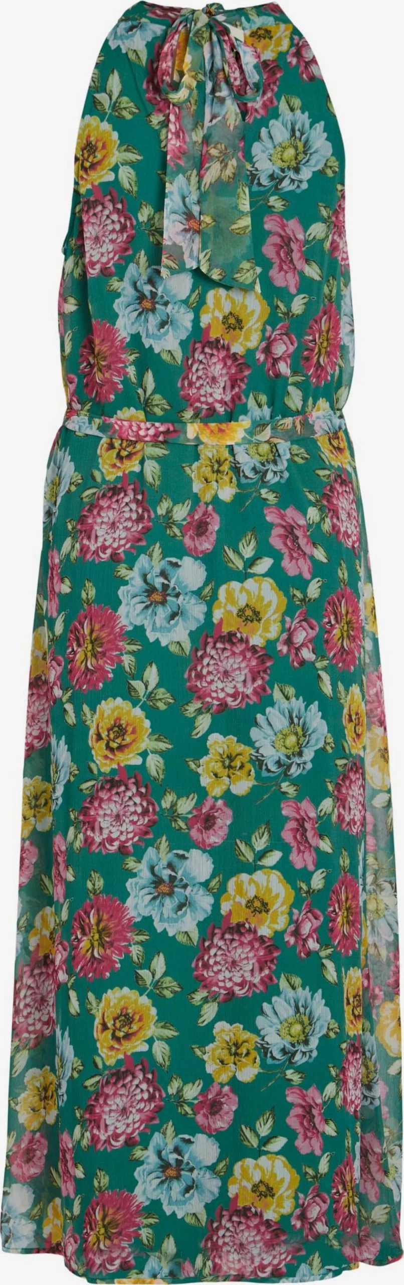 Vila Midi Jurken Jurk Falia Dames Groen 4 Vila Midi Jurken Jurk Falia Dames Groen - Afbeelding 2