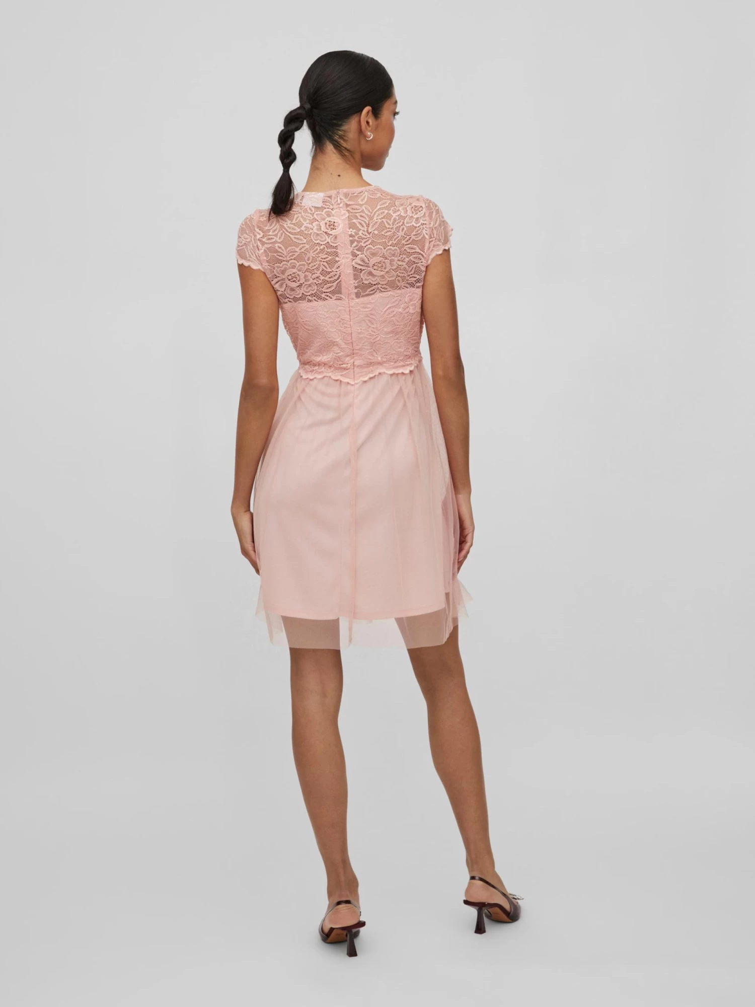 Vila Cocktailjurken Cocktailjurk Lynnea Dames Rosa 6 Vila Cocktailjurken Cocktailjurk Lynnea Dames Rosa - Afbeelding 4