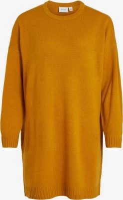 Vila Mini Jurken Jurk Dames Geel