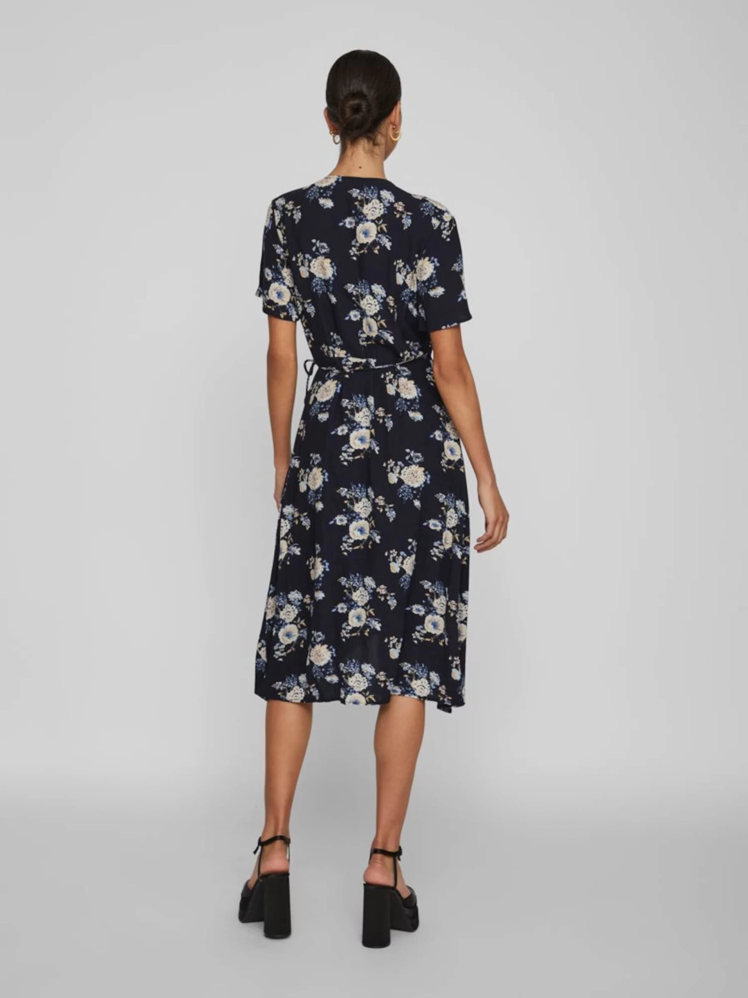 Vila Mini Jurken Jurk Dames Marine / Navy / Lichtblauw 6 Vila Mini Jurken Jurk Dames Marine / Navy / Lichtblauw - Afbeelding 4