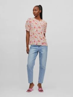 Vila Blouses Met Korte Mouw Blouse KIKKI Dames Gemengde Kleuren -Vila cc28e6b60e1770208fe75ba78ba4c416